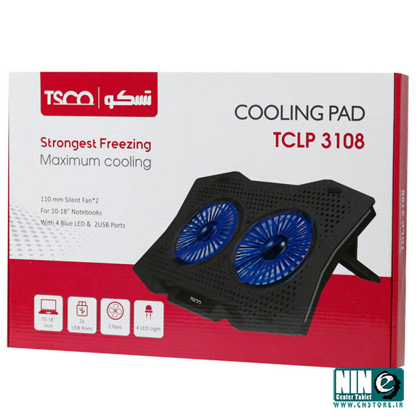  پایه خنک کننده لپ تاپ تسکو مدل TCLP 3108