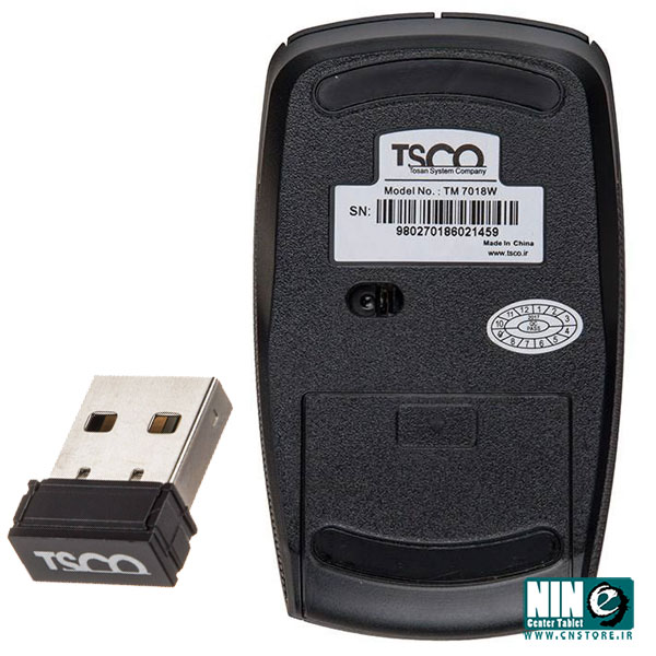 ماوس بی سیم تسکو مدل TKM 7018