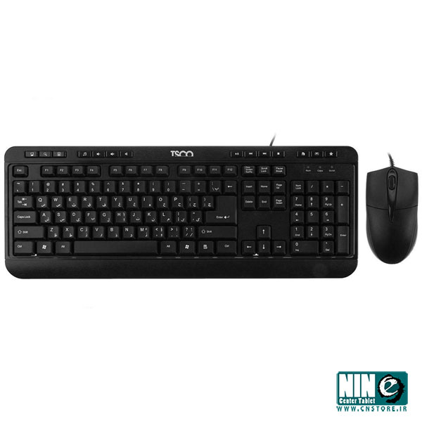  کیبورد و ماوس تسکو مدل TKM-8052 با حروف فارسی