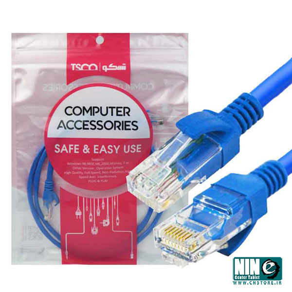  کابل شبکه 1 متری CAT5 تسکو مدلTNC510