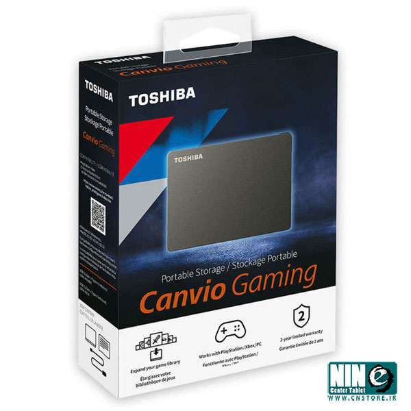 هارد اکسترنال توشیبا مدل Canvio Gaming ظرفیت 4 ترابایت