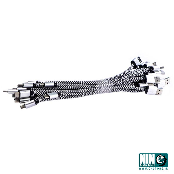  کابل شارژ کوتاه سرفلزی تایپ C مدل High 30cm