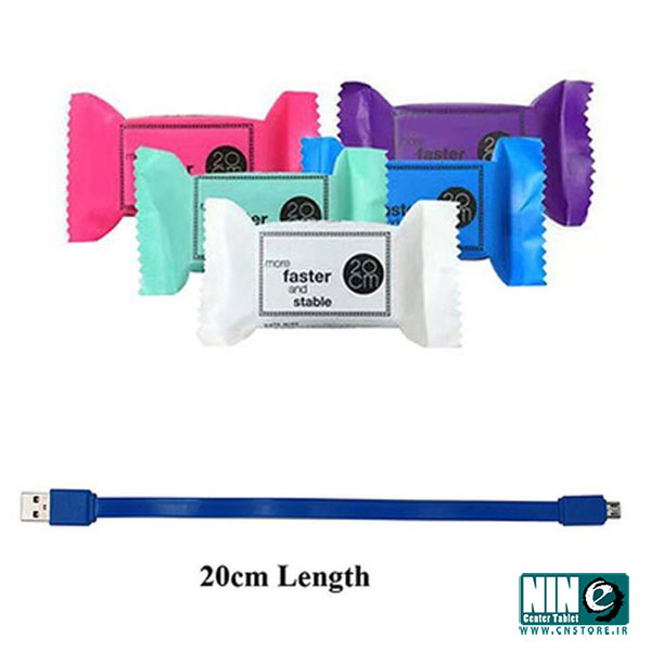  کابل شارژ microUSB کوتاه به طول 20 سانتی متر