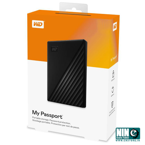  هارد اکسترنال وسترن ديجيتال مدل My Passport ظرفيت 1 ترابايت 