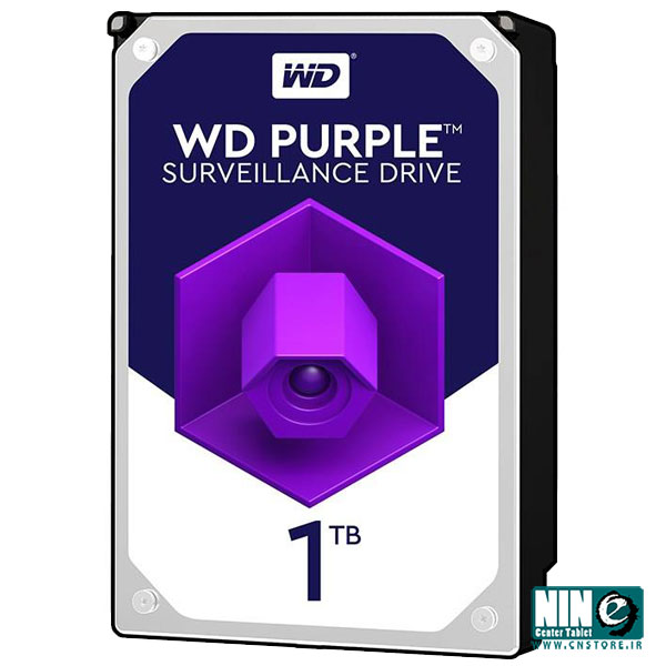  هارددیسک اینترنال وسترن دیجیتال مدل Purple WD10PURZ ظرفیت 1 ترابایت