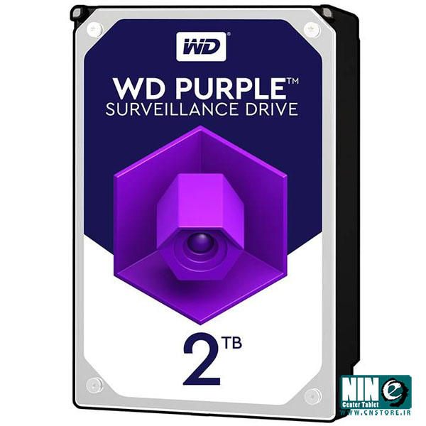  هارددیسک اینترنال وسترن دیجیتال مدل Purple WD20PURZ ظرفیت 2 ترابایت