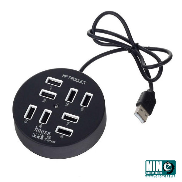  هاب 8 پورت USB 2.0 ایکس پی-پروداکت مدل XP-H839