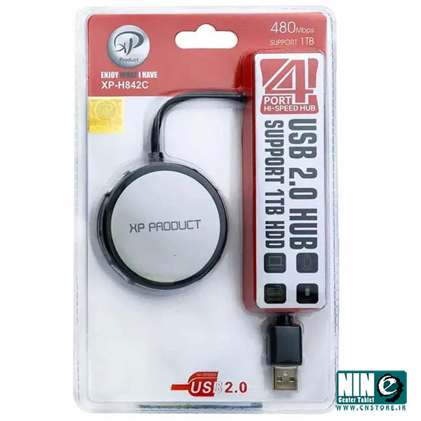  هاب 4 پورت USB 2.0 ایکس پی مدل H842