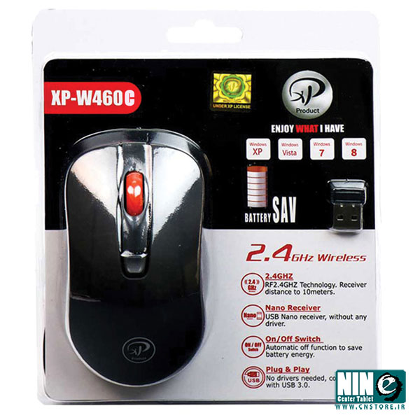  ماوس بی سیم XP مدل W460C