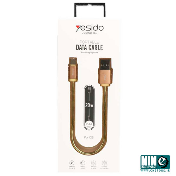  کابل تبدیل USB به microUSB یسیدو مدل CA-T1 طول 20 سانتی متر