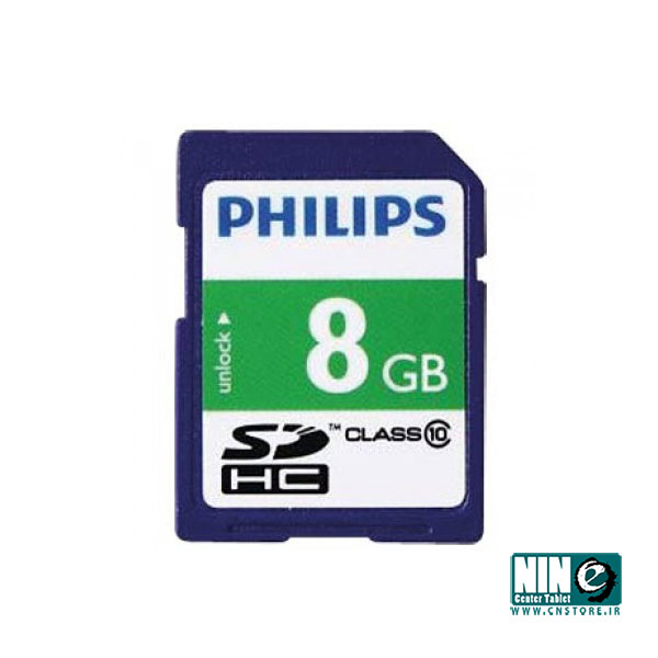  کارت حافظه ی SDHC فیلیپس کلاس 10 - 8 گیگابایت