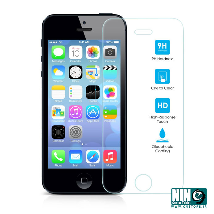 محافظ صفحه نمایش شیشه ای آیفون 5s/5c