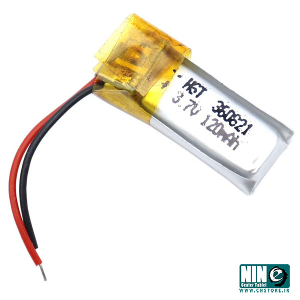 باتری لیتیومی ظرفیت 120 میلی آمپر ساعت کد 360821