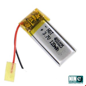 401025 Lithium Battery 120mAh