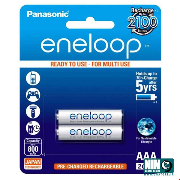 Panasonic Eneloop BK-4MCCE Rechargeable AAA Battery