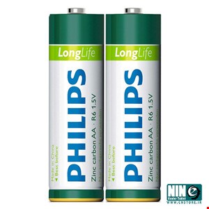 Philips Long Life Zinc Carbon AA