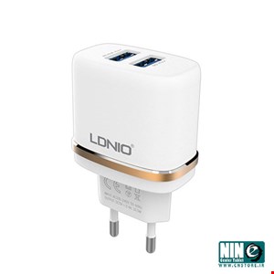 LDNIO DL-AC52 2.4A Dual USB Charger With microUSB Cable