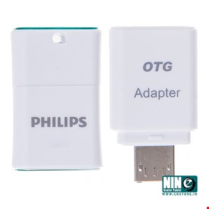 Philips Pico Edition FM08DA88B/97 USB 2.0 Flash Memory With OTG Adapter - 8GB