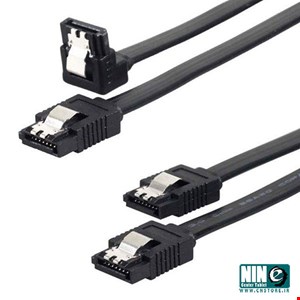 12CF1 SATA 3 Cable 6.0 Gbps With Locking Latch 0.5m 2PACK