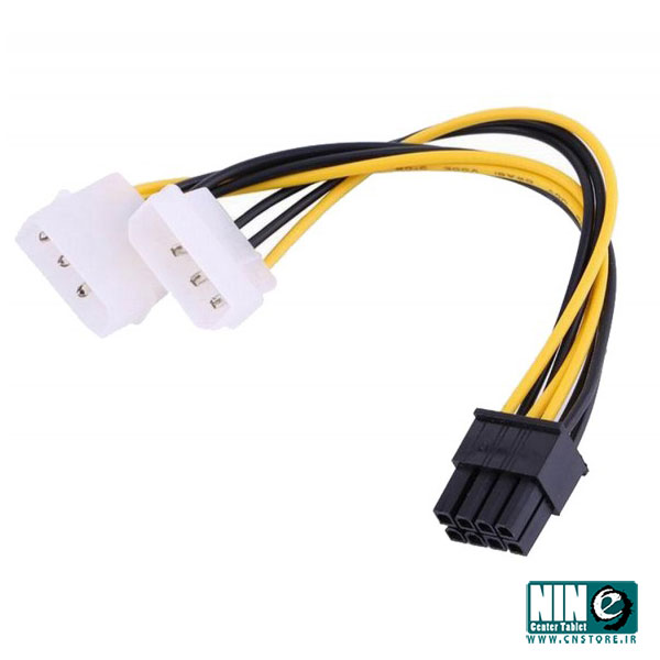 کابل برق کارت گرافیک 8 پین به 4پین
