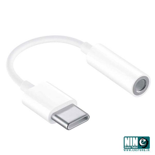 مبدل USB-C به جک 3.5 میلی متری-سفید