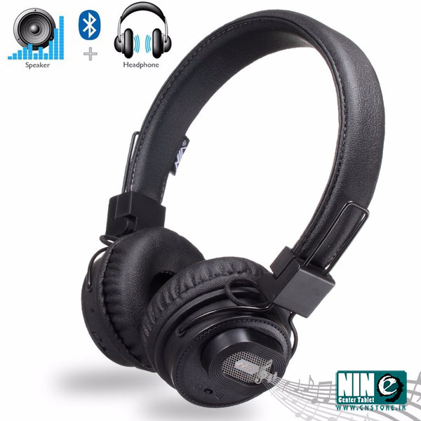 هدفون بی سیم نیا مدل X5SP دارای اسپیکر-سفید