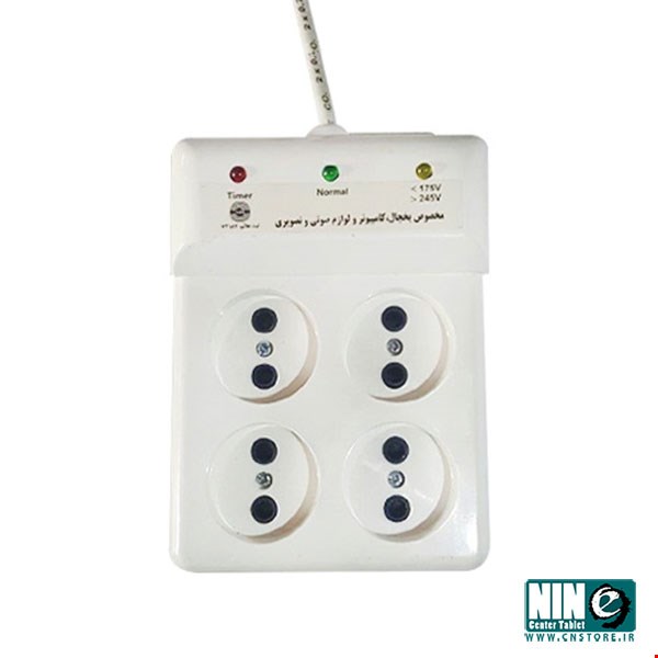 SaraTak Electric 4 Sockets Power Strip With Surge Protector