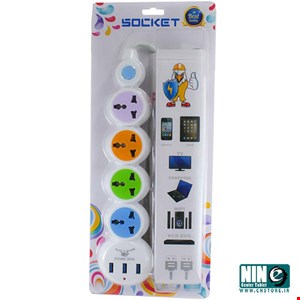 SOCKET ZGN-305 USB Charger and Power Strip