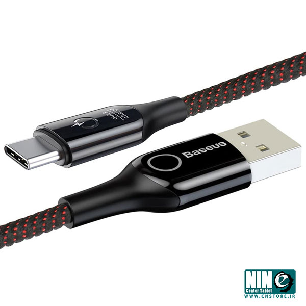 کابل شارژ USB-C باسئوس مدل C-Shaped