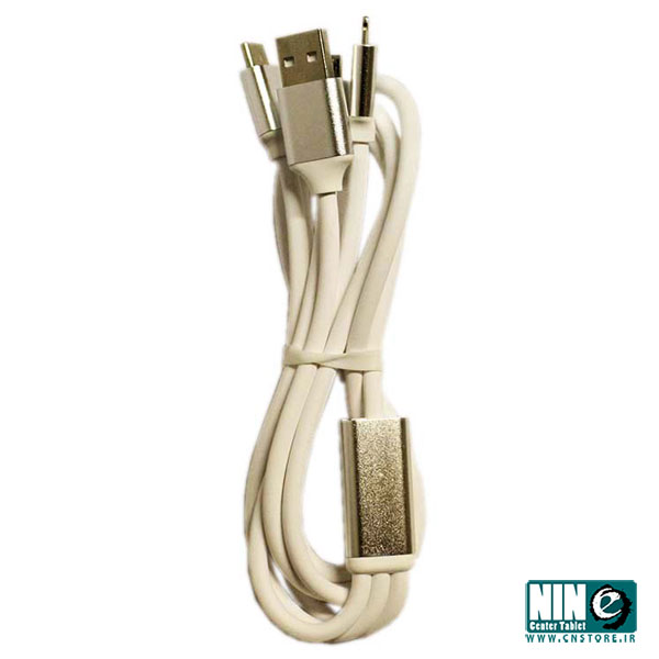 کابل شارژ microUSB ، USB-C و لایتنینگ ارلدام مدل EC-iMC01 طول 1.2 متر