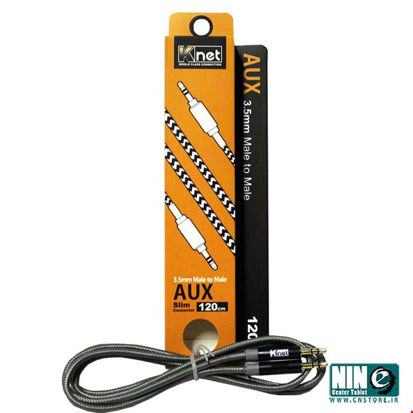 K-net 3.5mm AUX Audio Cable 1.2m