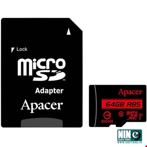 Apacer UHS-I U1 Class 10 85MBps microSDXC With Adapter - 64GB
