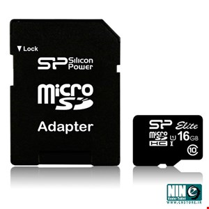 Silicon Power microSDHC UHS-I Class 10 - 16GB With Adapter