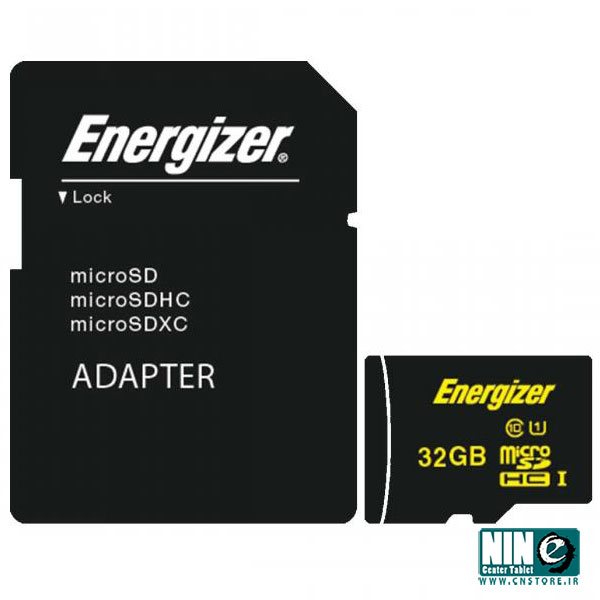 کارت حافظه انرجایزر کلاس 10 استاندارد UHS-I U1 سرعت 80MBps همراه با آداپتور SD ظرفیت 32 گیگابایت