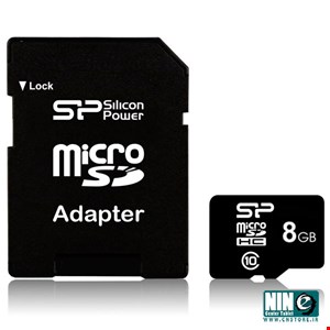 Silicon Power Class 10 40MBps microSDHC With Adapter - 8GB