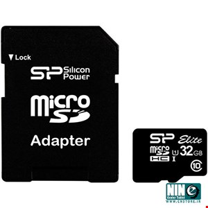 Silicon Power Elite UHS-I U1 Class 10 85MBps microSDHC With Adapter - 32GB