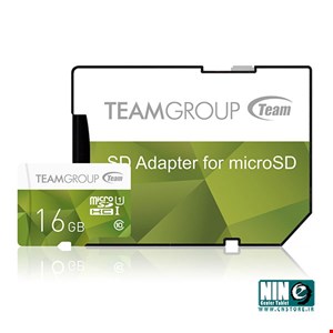 Team 16GB MicroSDHC Class 10 UHS-1 U1 ColorCard With Adapter