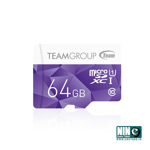 کارت حافظه‌ی میکرو SD تیم UHS-I کلاس 10 - 64 گیگابایت رنگی