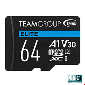 Teamgroup Class 10 UHS-1 U3 Elite MicroSDXC Memory Card - 64GB