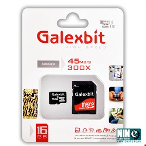 Galexbit UHS-I U1 Class 10 45MBps microSDHC With Adapter - 16GB