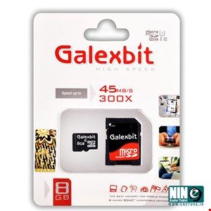 Galexbit UHS-I U1 Class 10 45MBps microSDHC With Adapter - 8GB