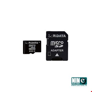 RIDATA MicroSDHC Class 10 - 8GB With Adapter